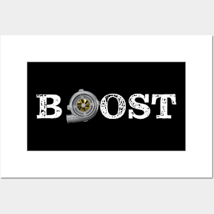 Turbo Boost turbocharger tuning gift idea xmas Posters and Art